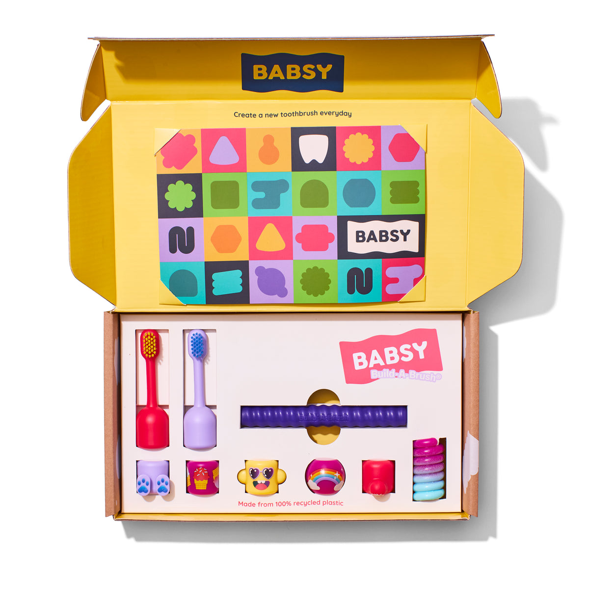 Babsy Build-A-Brush Starter Kit – Whimsical Wonder. Create your own toothbrush kit.