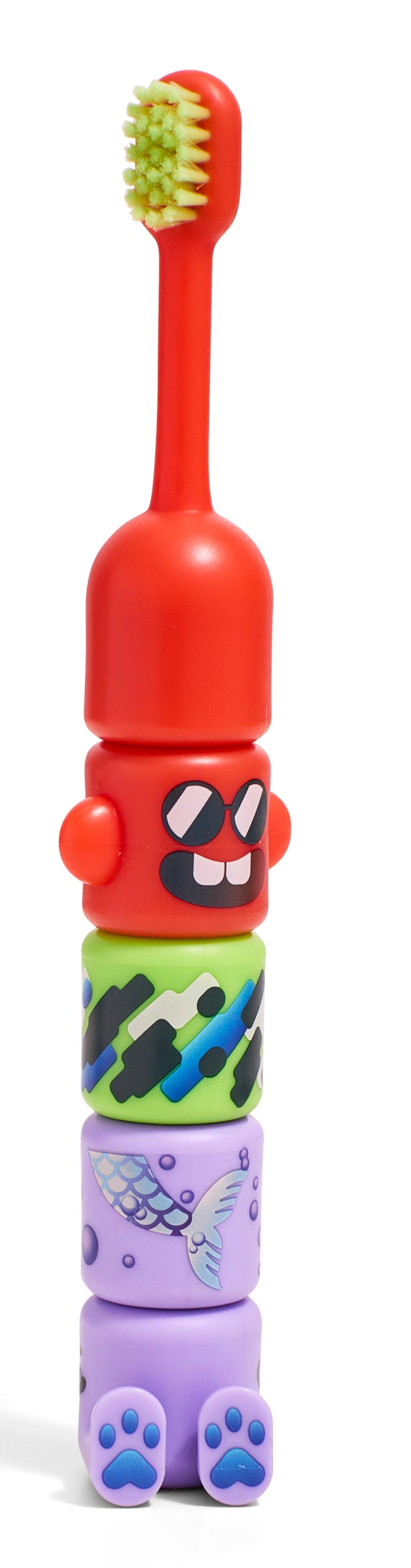 Babsy Build-A-Brush Brush Head – Neon Orange - extra brush head